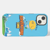 アドベンチャータイム | Jake Floating With Fin iPhoneケース (裏面横)