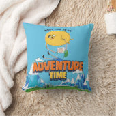アドベンチャータイム | Jake Floating With Finn クッション (ブランケット)