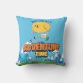 アドベンチャータイム | Jake Floating With Finn クッション (正面)