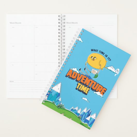 アドベンチャータイム | Jake Floating With Finn プランナー手帳 (ディスプレー)