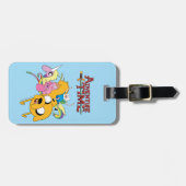 アドベンチャータイム | Lady, Bubblegum, Finn, & Jake ラゲッジタグ (正面横)