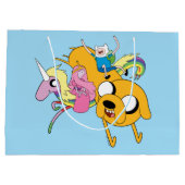アドベンチャータイム | Lady, Bubblegum, Finn, & Jake ラージペーパーバッグ (裏面)