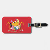 アドベンチャータイム | Large Jakeグループのグラフィック ラゲッジタグ (正面横)
