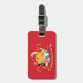 アドベンチャータイム | Large Jakeグループのグラフィック ラゲッジタグ (正面縦)