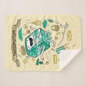 アドベンチャータイム | "Wesomatude" BMOスケッチ シェルパブランケット (正面(横))