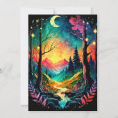 アドベンチャーティンバーランドお洒落誕生日 招待状 (裏面)