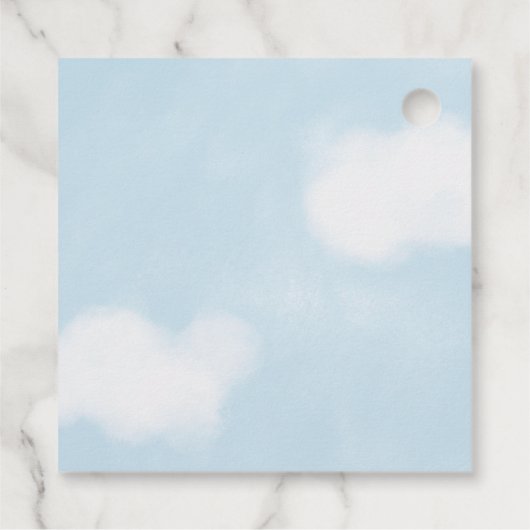 アドベンチャーテーマベビーシャワーガールサンキュー フェイバータグ (裏面)