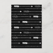 アドベンチャーテーマベビーシャワー アドバイスカード (裏面)