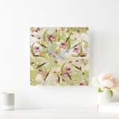 アドベンチャーディッティーラディバードスクエアウォールクロック スクエア壁時計 (ホーム)