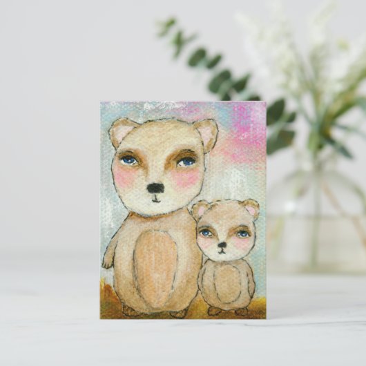 アドベンチャーデーお洒落ウッドランドがアートを演出 ポストカード (スタンド正面)