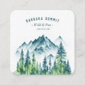 アドベンチャートラベルガイドマウンテン スクエア名刺 (正面)