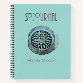 アドベンチャートラベルジャーナルコンパスダイアリー ノートブック