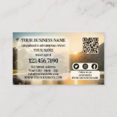 アドベンチャートラベルモダンエージェントQRコード 名刺 (裏面)