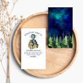 アドベンチャートラベルモダングローブベビーシャワーおむつ エンクロージャーカード