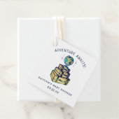 アドベンチャートラベルモダングローブベビーシャワー フェイバータグ (インサイチュ)