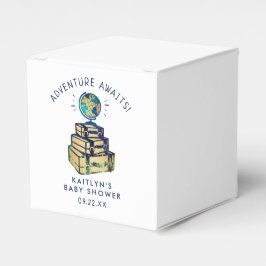 アドベンチャートラベルモダングローブベビーシャワー フェイバーボックス