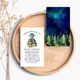 アドベンチャートラベルモダングローブ赤ちゃんシャワーブック エンクロージャーカード