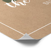 アドベンチャートレーラーキャンパーニュートラルベビーシャワー ポスター (角)