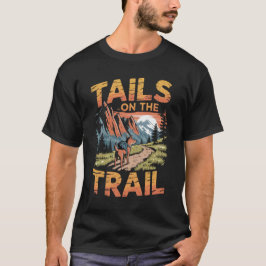 アドベンチャードッグ ハイキング Trails on the Trail マウンテン Tシャツ