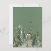 アドベンチャーナショナルパークベビーシャワー招待状 招待状 (裏面)