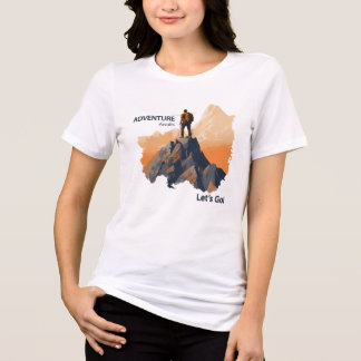 アドベンチャーハイキング冒険が待って行こう！ トライブレンドＴシャツ