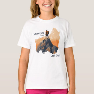 アドベンチャーハイキング冒険が待って行こう! Tシャツ