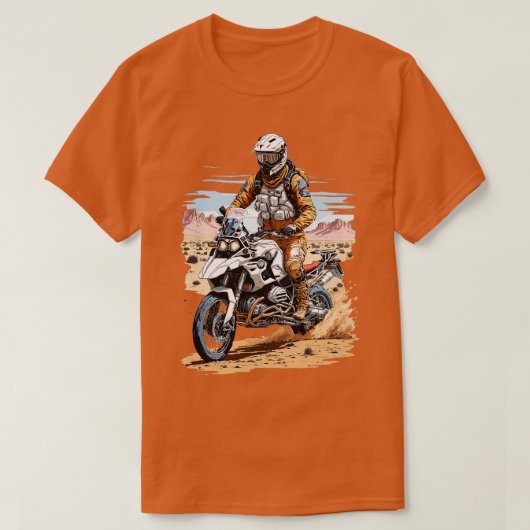 アドベンチャーバイクBmw R1250 Gs Tシャツ (デザイン正面)