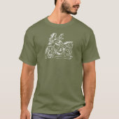 アドベンチャーバイクTシャツ Tシャツ (正面)