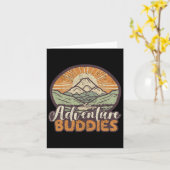 アドベンチャーバディーズおもしろいカップルハイキングアドベンチャーM カード (黄色い花)