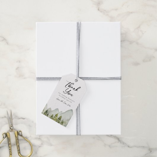 アドベンチャーバースデーパーティーメッセージカード ギフトタグ (より糸付き)