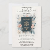 アドベンチャーパスポート ボーディングパス ブライダルシャワー 招待状 (正面)