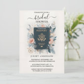 アドベンチャーパスポート ボーディングパス ブライダルシャワー 招待状 (スタンド正面)