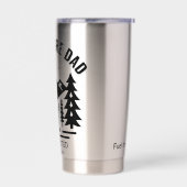 アドベンチャーパパステンレカスタムス鋼のトレイルのテスト 保温保冷タンブラー (左面)