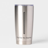 アドベンチャーパパステンレカスタムス鋼のトレイルのテスト 保温保冷タンブラー (背面)