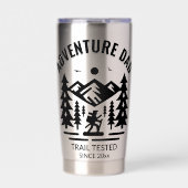アドベンチャーパパステンレカスタムス鋼のトレイルのテスト 保温保冷タンブラー (正面)
