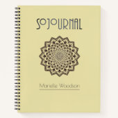 アドベンチャーパーソナライズされた旅行日誌 ノートブック (正面)