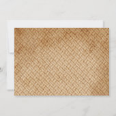 アドベンチャービギンズ ヴィンテージ フラワー バイク ベイビーシャワー 招待状 (裏面)