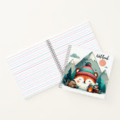 アドベンチャーフォックス - ウィンターキャンピングコージー ノートブック (内部)