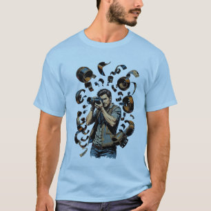 アドベンチャーフォトグラファーデザイン Tシャツ
