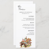 アドベンチャーフォレストキャンパー誕生日 メニュー (正面/裏面)