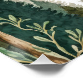 アドベンチャーフォレ素朴スト赤ちゃんシャワー歓迎サイン ポスター (コーナー)