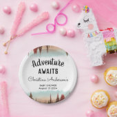 アドベンチャーフォレ素朴スト赤ちゃんシャワー ペーパープレート (パーティー)