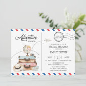アドベンチャーブライダルシャワー旅行便郵便 招待状 (スタンド正面)