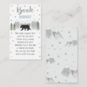 アドベンチャーベアーブックリクエストカード3.5 x 2 エンクロージャーカード (正面/裏面)