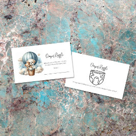 アドベンチャーベビーおむつラッフルパピーホットエアバルーン エンクロージャーカード