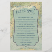 アドベンチャーベビーシャワーゲームゲストを見つける (正面)