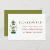 アドベンチャーベビーシャワーベビー収納用ブック エンクロージャーカード (正面/裏面)