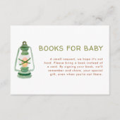 アドベンチャーベビーシャワーベビー収納用ブック エンクロージャーカード (正面)