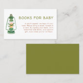 アドベンチャーベビーシャワーベビー収納用ブック 名刺 (正面/裏面)
