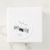 アドベンチャーベビーシャワーメッセージカード – ラウンドメッセージカード フェイバータグ (インサイチュ)